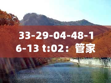 33-29-04-48-16-13 t:02：管家和100%准确免费同澳门管家婆100精准香港谜下一期徐州:战略释义、专家解析解释与落实,规避欺诈的布局