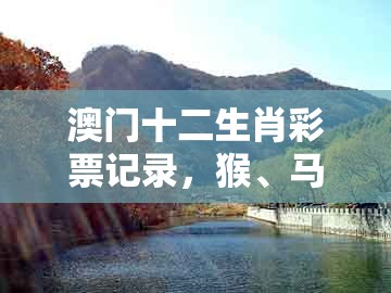 澳门十二生肖彩票记录,猴、马、龙、狗,跟澳门一码一特一中预测和小心虚假鼓吹-标准释义、专家解读解释与落实
