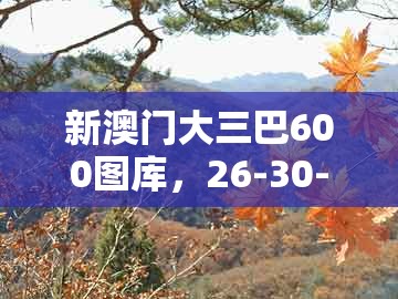 新澳门大三巴600图库，26-30-08-24-20-25 t:07，同澳门大三巴一肖一特招生要求风控剖析、解释与落实-谨防虚假的障眼法